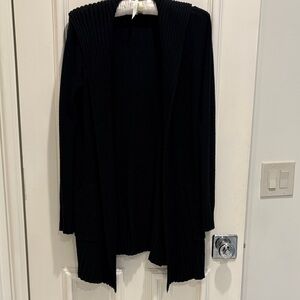 Elegant Black Cyrus Women's Cardigan Sweater